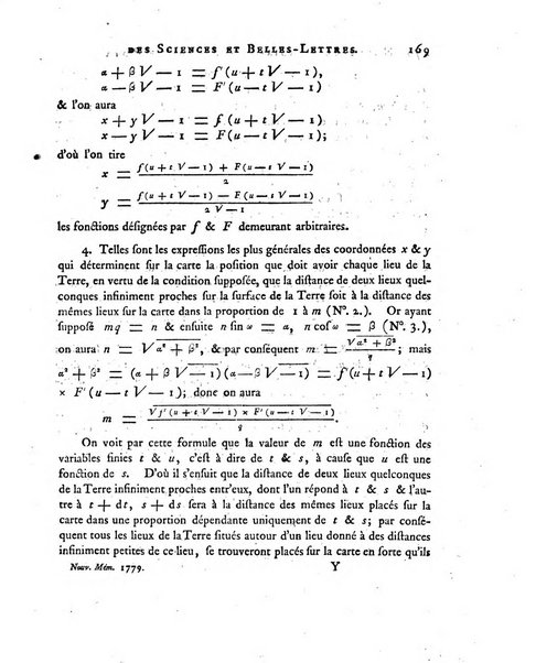 Nouveaux memoires de l'Academie royale des sciences et belles-lettres, avec l'histoire pour la meme annee