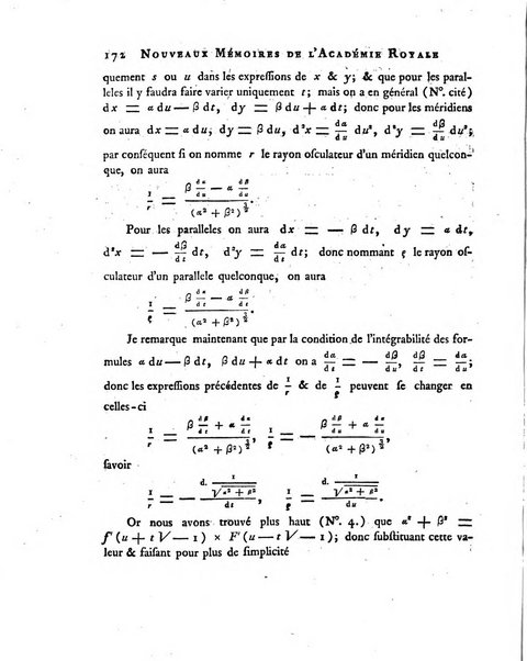 Nouveaux memoires de l'Academie royale des sciences et belles-lettres, avec l'histoire pour la meme annee