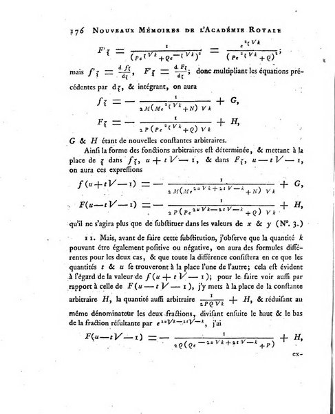 Nouveaux memoires de l'Academie royale des sciences et belles-lettres, avec l'histoire pour la meme annee