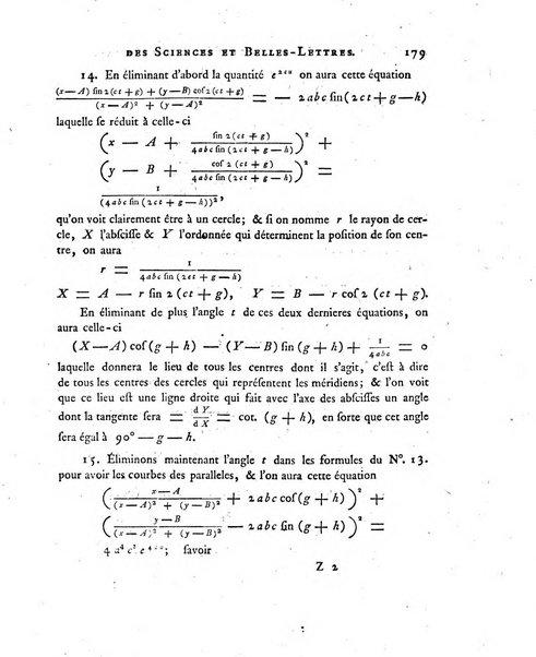 Nouveaux memoires de l'Academie royale des sciences et belles-lettres, avec l'histoire pour la meme annee