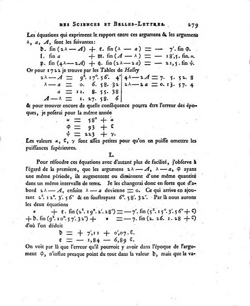 Nouveaux memoires de l'Academie royale des sciences et belles-lettres, avec l'histoire pour la meme annee