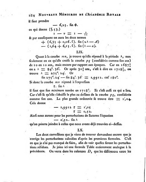 Nouveaux memoires de l'Academie royale des sciences et belles-lettres, avec l'histoire pour la meme annee