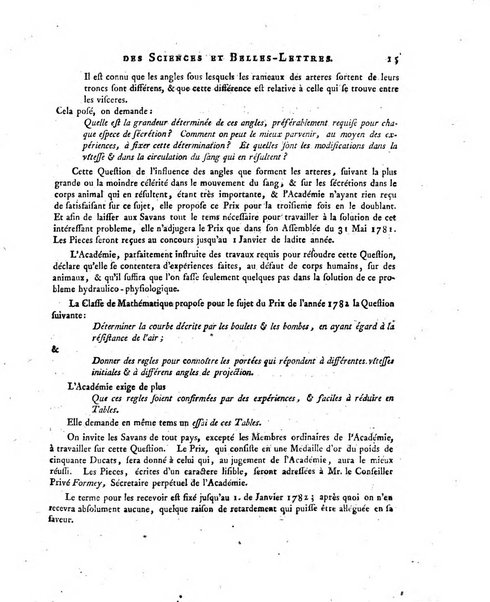 Nouveaux memoires de l'Academie royale des sciences et belles-lettres, avec l'histoire pour la meme annee