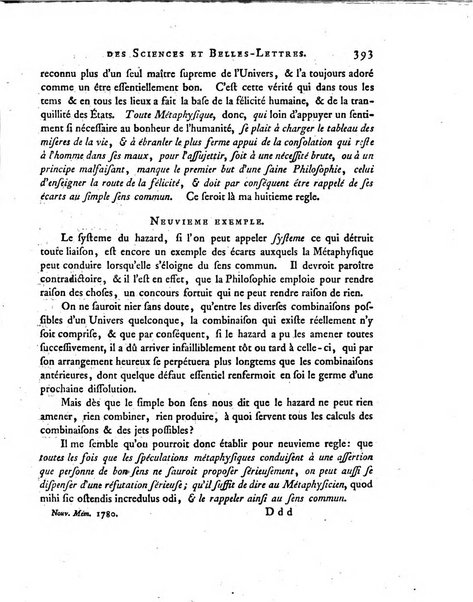 Nouveaux memoires de l'Academie royale des sciences et belles-lettres, avec l'histoire pour la meme annee