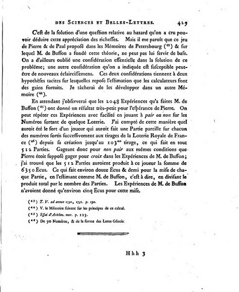 Nouveaux memoires de l'Academie royale des sciences et belles-lettres, avec l'histoire pour la meme annee