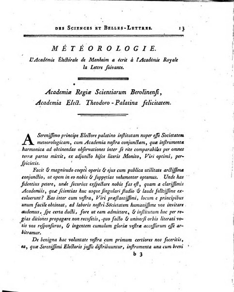 Nouveaux memoires de l'Academie royale des sciences et belles-lettres, avec l'histoire pour la meme annee