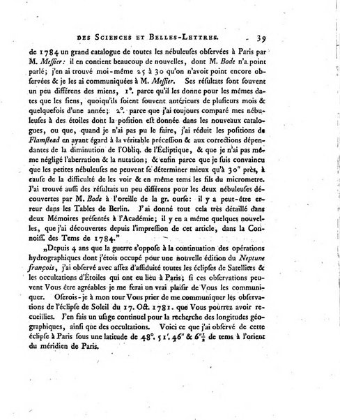 Nouveaux memoires de l'Academie royale des sciences et belles-lettres, avec l'histoire pour la meme annee