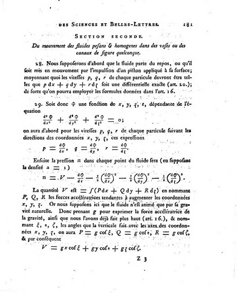 Nouveaux memoires de l'Academie royale des sciences et belles-lettres, avec l'histoire pour la meme annee