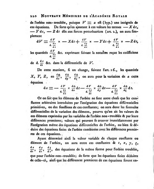 Nouveaux memoires de l'Academie royale des sciences et belles-lettres, avec l'histoire pour la meme annee