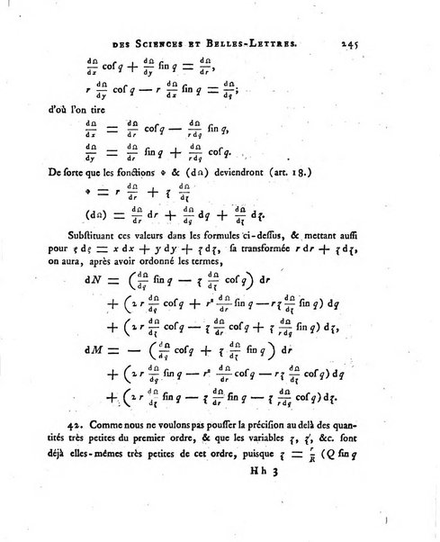 Nouveaux memoires de l'Academie royale des sciences et belles-lettres, avec l'histoire pour la meme annee