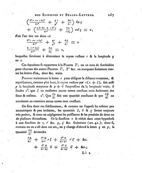 Nouveaux memoires de l'Academie royale des sciences et belles-lettres, avec l'histoire pour la meme annee