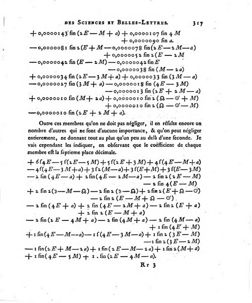 Nouveaux memoires de l'Academie royale des sciences et belles-lettres, avec l'histoire pour la meme annee