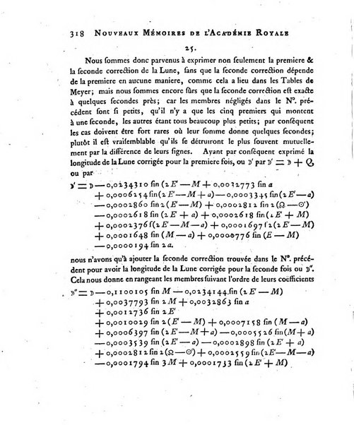 Nouveaux memoires de l'Academie royale des sciences et belles-lettres, avec l'histoire pour la meme annee