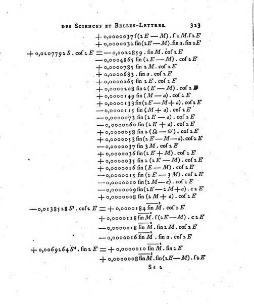 Nouveaux memoires de l'Academie royale des sciences et belles-lettres, avec l'histoire pour la meme annee