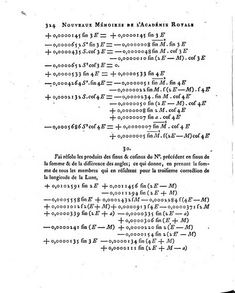 Nouveaux memoires de l'Academie royale des sciences et belles-lettres, avec l'histoire pour la meme annee