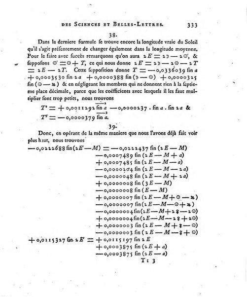 Nouveaux memoires de l'Academie royale des sciences et belles-lettres, avec l'histoire pour la meme annee