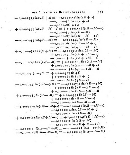 Nouveaux memoires de l'Academie royale des sciences et belles-lettres, avec l'histoire pour la meme annee