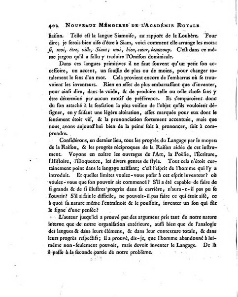 Nouveaux memoires de l'Academie royale des sciences et belles-lettres, avec l'histoire pour la meme annee