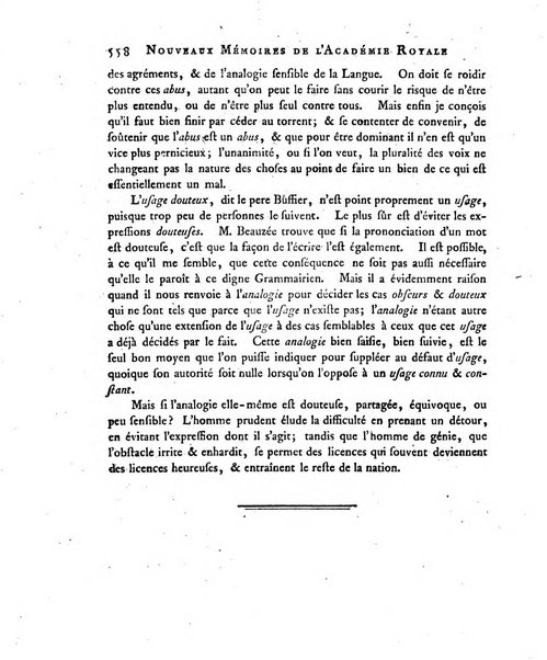 Nouveaux memoires de l'Academie royale des sciences et belles-lettres, avec l'histoire pour la meme annee