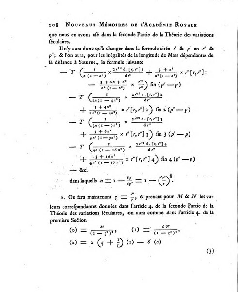 Nouveaux memoires de l'Academie royale des sciences et belles-lettres, avec l'histoire pour la meme annee