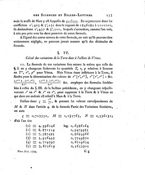 Nouveaux memoires de l'Academie royale des sciences et belles-lettres, avec l'histoire pour la meme annee