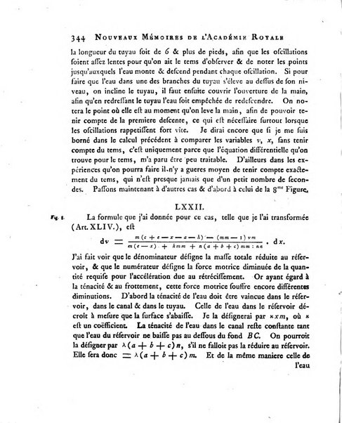 Nouveaux memoires de l'Academie royale des sciences et belles-lettres, avec l'histoire pour la meme annee