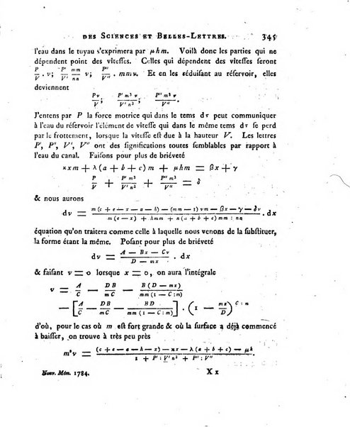 Nouveaux memoires de l'Academie royale des sciences et belles-lettres, avec l'histoire pour la meme annee