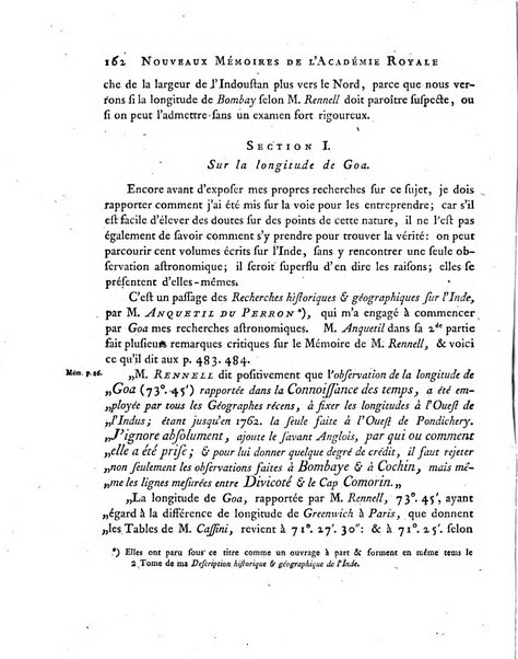 Nouveaux memoires de l'Academie royale des sciences et belles-lettres, avec l'histoire pour la meme annee