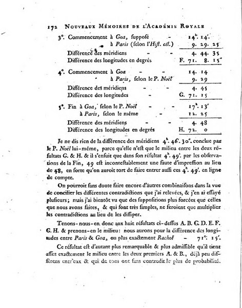 Nouveaux memoires de l'Academie royale des sciences et belles-lettres, avec l'histoire pour la meme annee