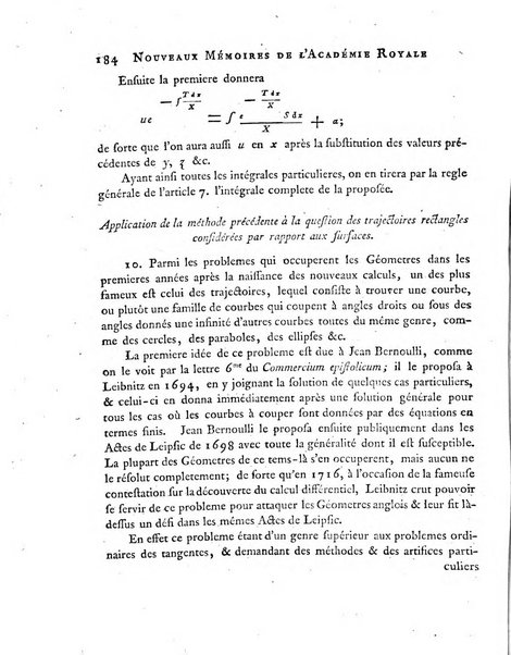 Nouveaux memoires de l'Academie royale des sciences et belles-lettres, avec l'histoire pour la meme annee