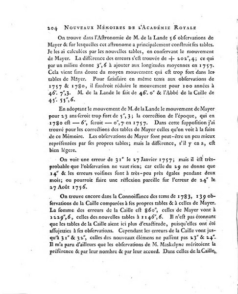 Nouveaux memoires de l'Academie royale des sciences et belles-lettres, avec l'histoire pour la meme annee