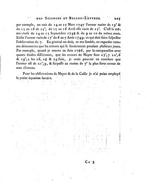 Nouveaux memoires de l'Academie royale des sciences et belles-lettres, avec l'histoire pour la meme annee