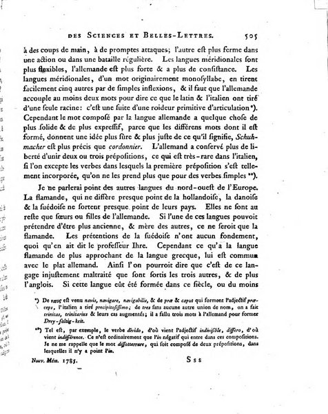 Nouveaux memoires de l'Academie royale des sciences et belles-lettres, avec l'histoire pour la meme annee