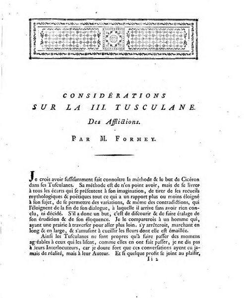 Nouveaux memoires de l'Academie royale des sciences et belles-lettres, avec l'histoire pour la meme annee