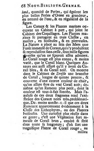 Nouvelle bibliotheque germanique ou histoire litteraire de l'Allemagne, de la Suisse et des pays du nord