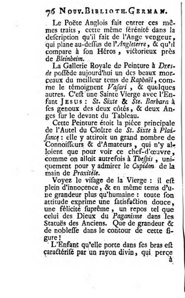 Nouvelle bibliotheque germanique ou histoire litteraire de l'Allemagne, de la Suisse et des pays du nord