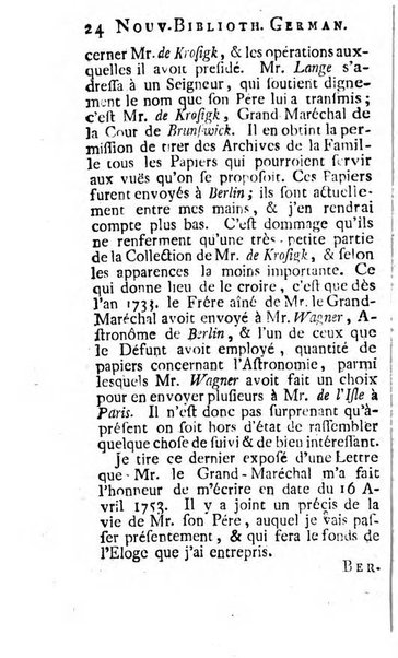 Nouvelle bibliotheque germanique ou histoire litteraire de l'Allemagne, de la Suisse et des pays du nord