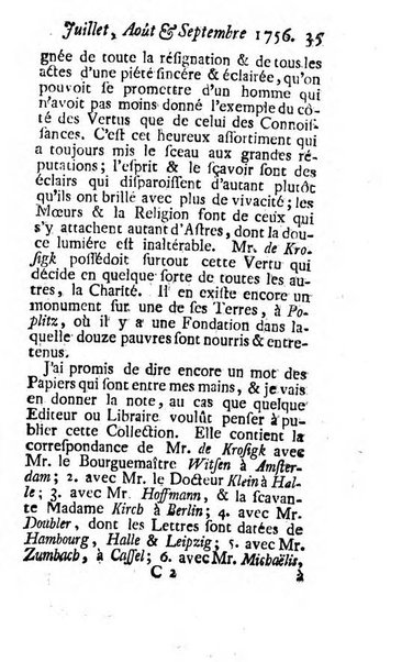 Nouvelle bibliotheque germanique ou histoire litteraire de l'Allemagne, de la Suisse et des pays du nord