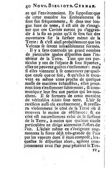 Nouvelle bibliotheque germanique ou histoire litteraire de l'Allemagne, de la Suisse et des pays du nord