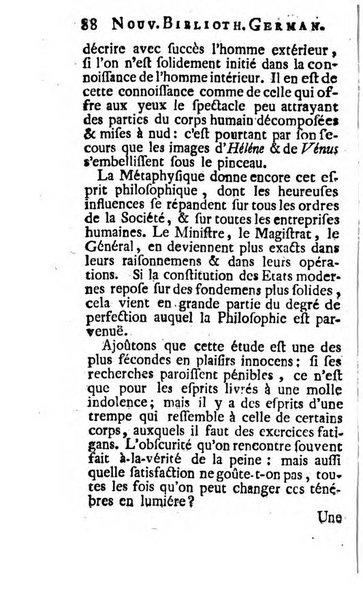 Nouvelle bibliotheque germanique ou histoire litteraire de l'Allemagne, de la Suisse et des pays du nord