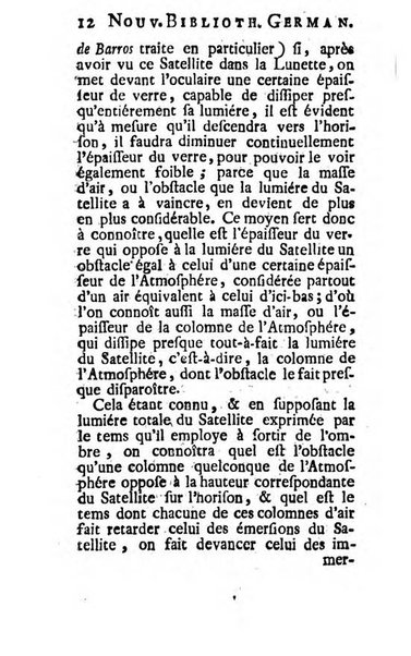 Nouvelle bibliotheque germanique ou histoire litteraire de l'Allemagne, de la Suisse et des pays du nord