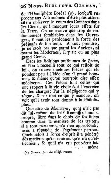 Nouvelle bibliotheque germanique ou histoire litteraire de l'Allemagne, de la Suisse et des pays du nord