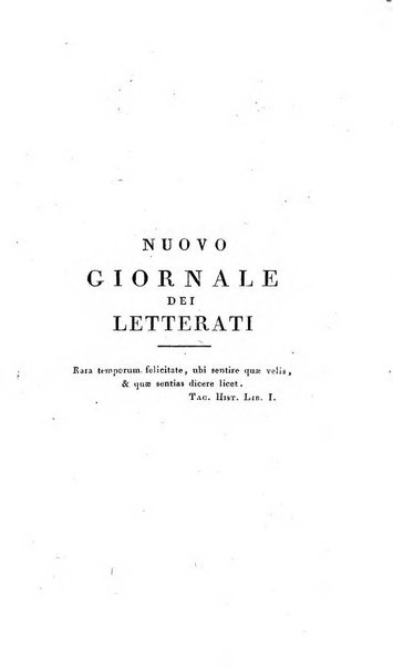 Nuovo giornale dei letterati