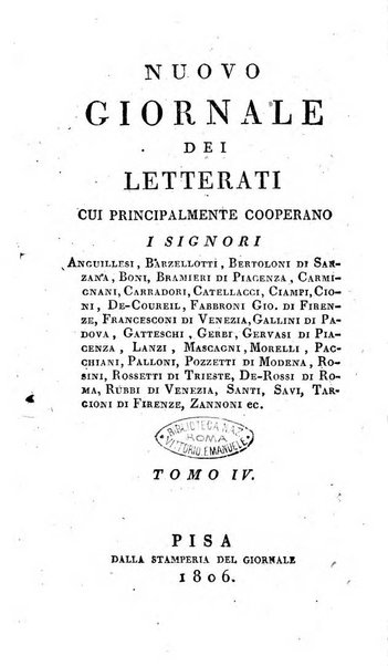 Nuovo giornale dei letterati