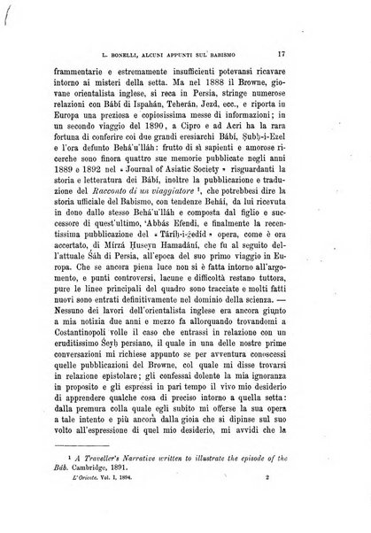 L'oriente rivista trimestrale pubblicata a cura dei professori del R. Istituto orientale in Napoli