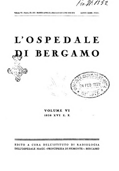 L'Ospedale di Bergamo atti della Società medico chirurgica bergamasca