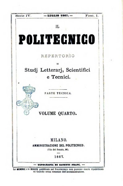 Il politecnico. Parte letterario-scientifica