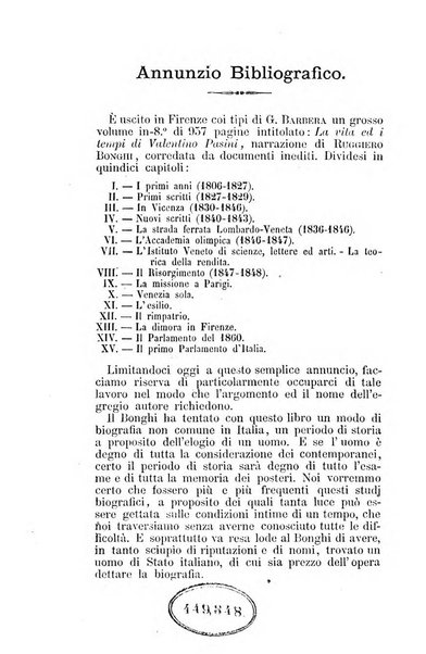 Il politecnico. Parte tecnica