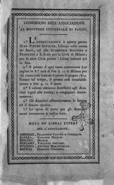 Il monitore universale di Parigi, ossia storia autentica della rivoluzione francese dal 1787 fino all'anno 10. Rep