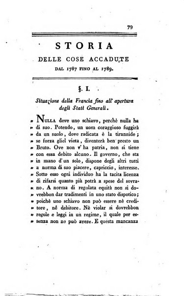 Il monitore universale di Parigi, ossia storia autentica della rivoluzione francese dal 1787 fino all'anno 10. Rep